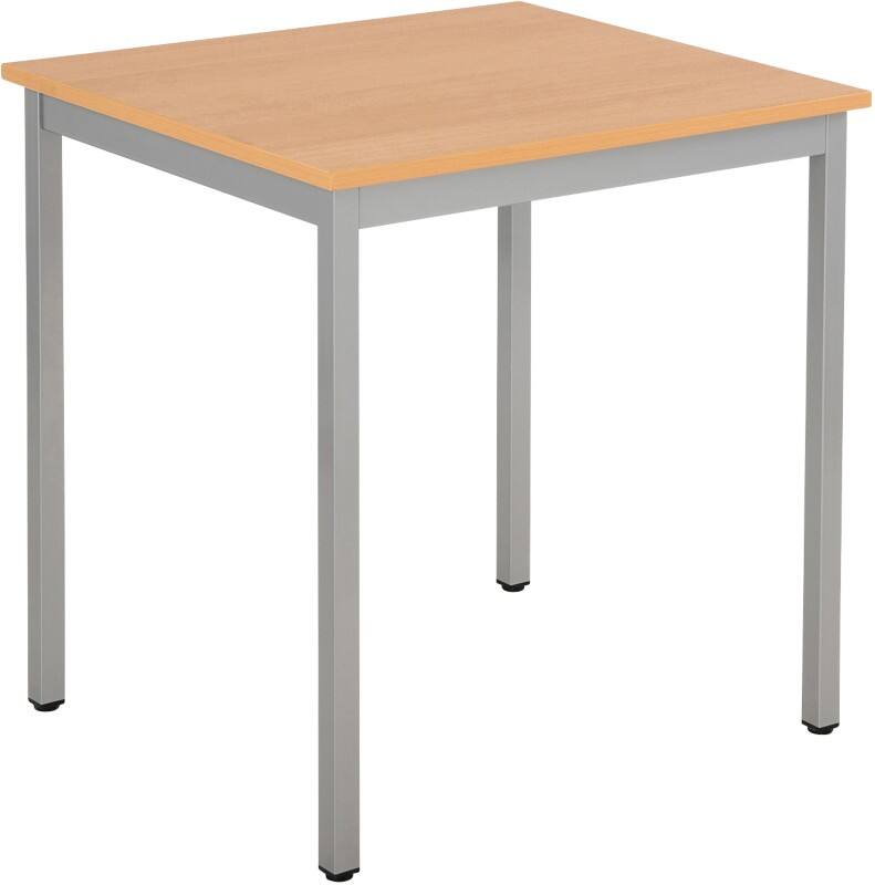 Sodematub Tisch Buche Stahl 700 x 600 x 740 mm