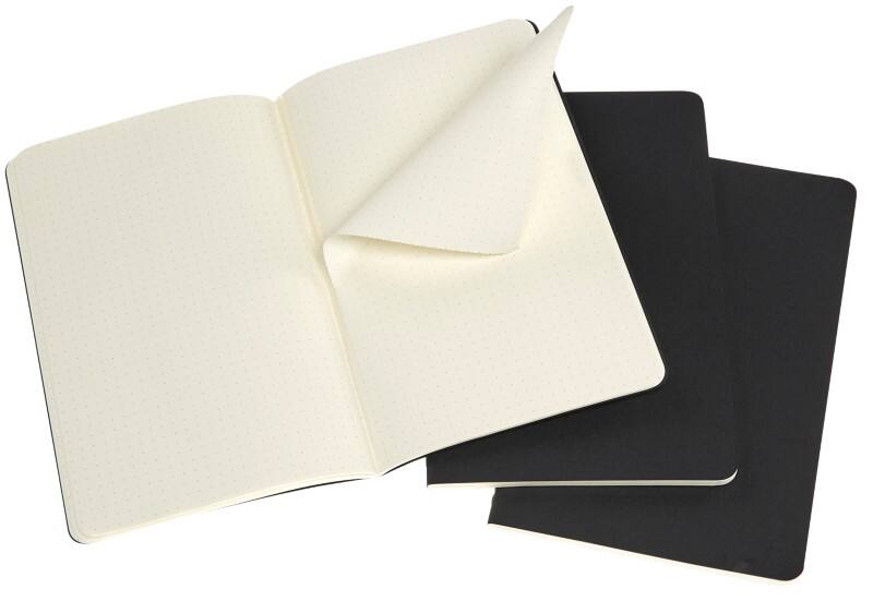 Moleskine Notizbuch Spezial Punktkariert Pappe Softcover Schwarz Nicht perforiert