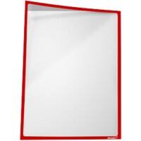 Ultradex A3 Inforahmen Magnetisch Rot Kunststoff 889305 43,5 (B) x 31,2 (H) cm 5 Stück