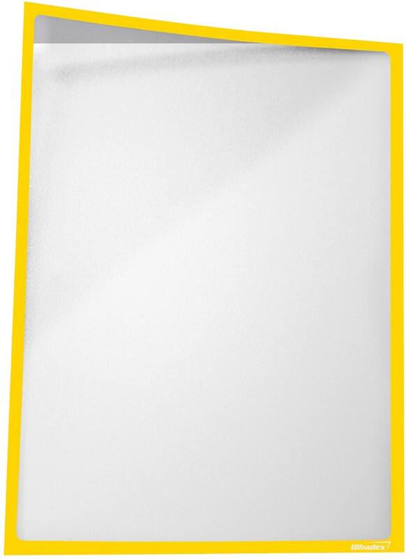 Ultradex A3 Inforahmen Magnetisch Gelb Kunststoff 889302 43,5 (B) x 31,2 (H) cm 5 Stück