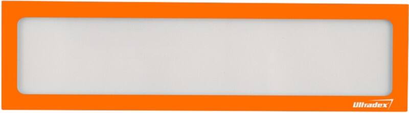 Ultradex A3/A4 Inforahmen Magnetisch Pastell Orange Kunststoff 510541 6 (B) x 31,2 (H) cm 5 Stück