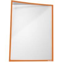 Ultradex A3 Inforahmen Magnetisch Pastell Orange Kunststoff 889341 31,2 (B) x 43,5 (H) cm 5 Stück