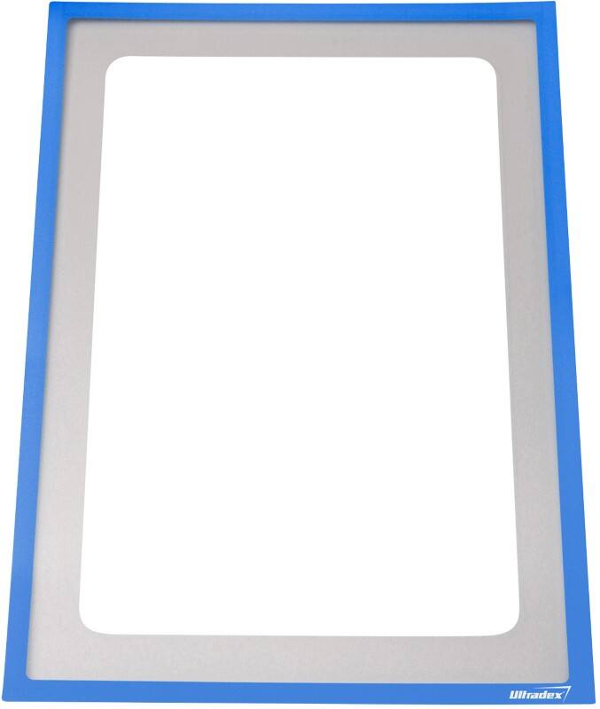 Ultradex A4 Inforahmen Selbstklebend Blau Haftend Kunststoff 879507 22,5 (B) x 31,2 (H) cm 5 Stück