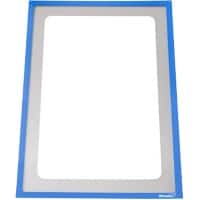 Ultradex DIN A4 Inforahmen Selbstklebend Blau PET (Polyethylenterephthalat) 879507 22,5 (B) x 31,2 (H) cm 5 Stück