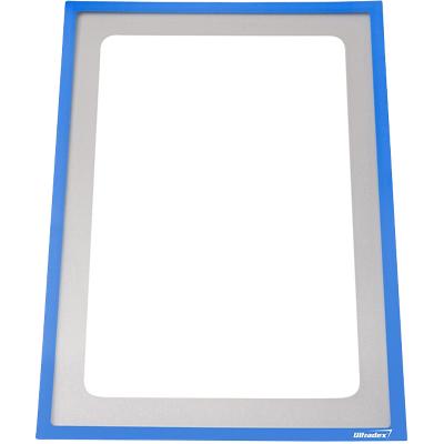 Ultradex DIN A4 Inforahmen Selbstklebend Blau PET (Polyethylenterephthalat) 879507 22,5 (B) x 31,2 (H) cm 5 Stück