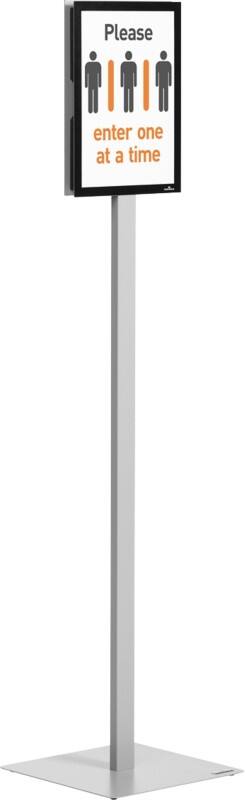 DURABLE Info Stand Basic Infoständer A4 Kunststoff, Metall Anthrazit 501257