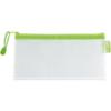 Kolma Reißverschlusstasche 08.190.22 C6 Reißverschluss EVA (PVC-frei) Transparent, Grün 5 Stück
