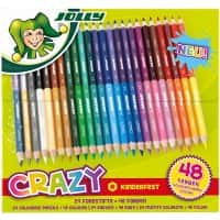 JOLLY Buntstifte Supersticks Crazy Mehrfarbig 24 Stück