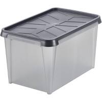 SmartStore Aufbewahrungsbox Dry 50 L Anthrazit PP (Polypropylene) 350 x 600 x 400 mm  4 Stück