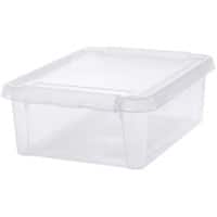 SmartStore Aufbewahrungsbox Home 24 21 L Transparent, Weiß PP (Polypropylene) 180 x 500 x 390 mm