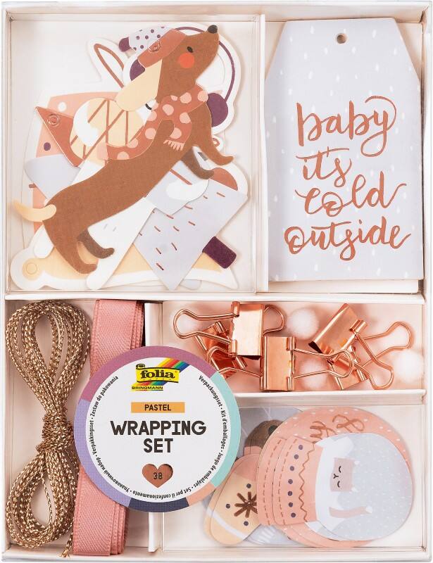 Folia Verpackungs-Set Mehrfarbig 12 x 15,7 x 1,5 cm 35 Stück 