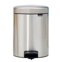 Brabantia Edelstahl Treteimer 5 L 26,3 (B) x 21,7 (T) x 30,2 (H) cm Silber