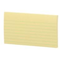 Post-it Notes Haftnotizen 635CY 76 x 127 mm Rechteckig Liniert 100 Blatt pro Block Gelb 12 Stück 