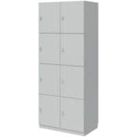 Bisley Schrank Weiß 800 (B) x 500 (T) x 1970 (H) mm PNL08194001