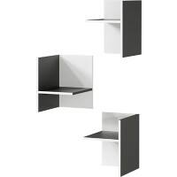 GERMANIA Facheinsätze für Aktenregal 4258 4284-569 GW-Pasadena Dunkelgrau, Weiß 270 x 350 x 370 mm