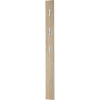 GERMANIA Garderobenständer 3255-177 3 Haken Wandhalterung 15 x 4 x 170 cm Eichen-Repro