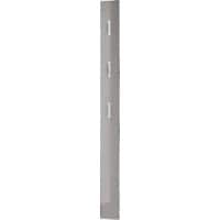 GERMANIA Garderobenständer 3255-186 3 Haken Wandhalterung 15 x 4 x 170 cm Grau