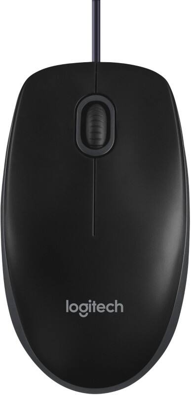 Logitech B100 Maus Kabelgebunden Schwarz