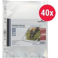 DURABLE Klarsichthüllen Transparent 11 Löcher 2673