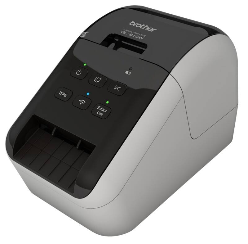 Brother Etikettendrucker QL810WC Rot Schwarz Druckfunktion kabellos