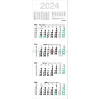 Kalender 2025 Papier Weiß Deutsch Nicht Nachfüllbar