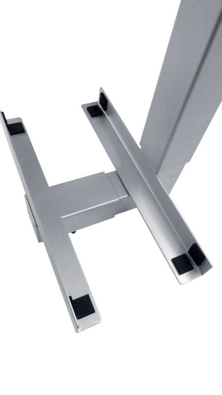 Hammerbacher Computer-Halterung VRCPU/S R-Serie Silber 190 x 500 mm