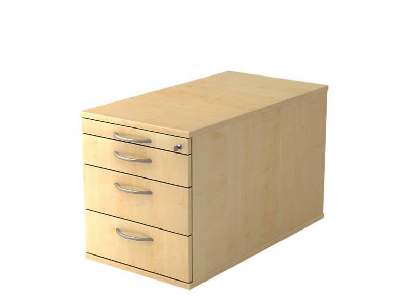 Hammerbacher Rollcontainer AT TC30 BM VTC30/3/3/BM Ahorn 4280 mm x 512 mm x 800 mm