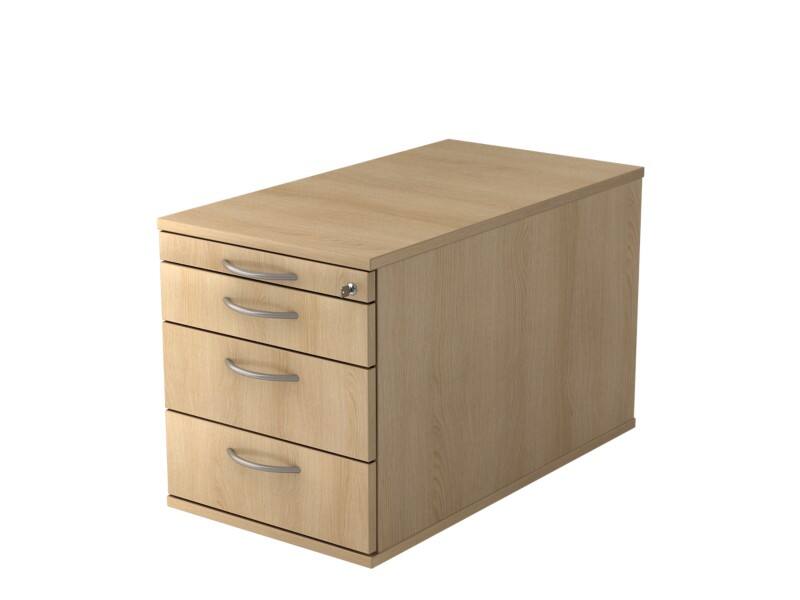 Hammerbacher Mobiler Rollcontainer TC30 BM Eiche 4280 mm x 512 mm x 800 mm AT