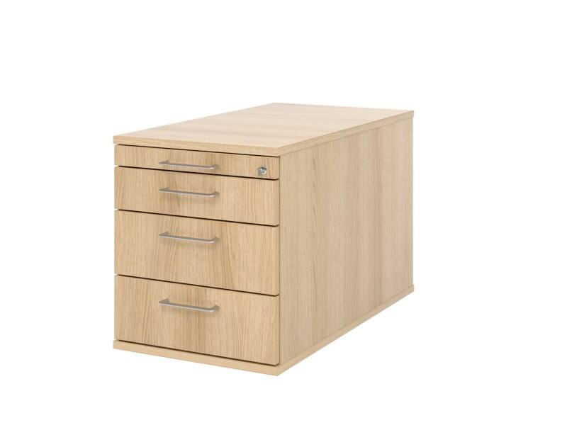 Hammerbacher Mobiler Rollcontainer TC30 BS Eiche 4280 mm x 512 mm x 800 mm AT