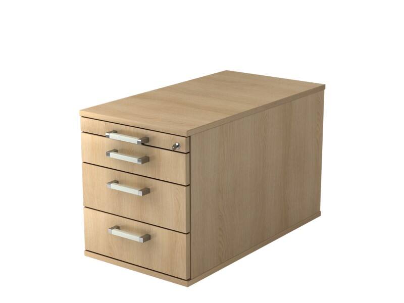 Hammerbacher Mobiler Rollcontainer AT TC30 CE Eiche 4280 mm x 512 mm x 800 mm