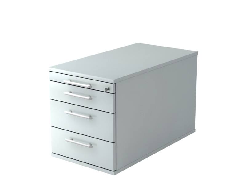 Hammerbacher Rollcontainer AT TC30 RE VTC30/5 Grau 4280 mm x 512 mm x 800 mm