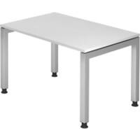 Hammerbacher Höhenverstellbarer Schreibtisch J Serie Weiß 1.200 x 680 mm