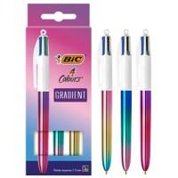 BIC 4 Colours Kugelschreiber Farbig sortiert 3 Stück