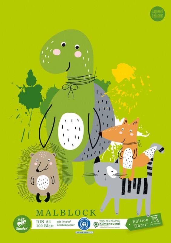 Staufen Dürer Green Malpapier DIN A4 100 Blatt 70 g/m² 2 Motive