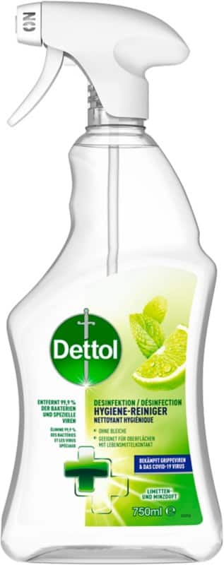 Dettol Spray Desinfektionsmittel Limette & Minze 12 Stück