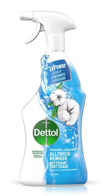 Dettol Mehrzweckreiniger Spray 3179118 Frischer Duft 12 Stück à 750 ml