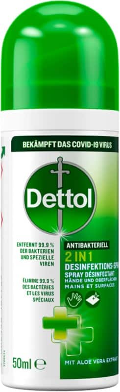 Dettol 2 IN 1 Desinfektionsmittel-Spray 50 ml