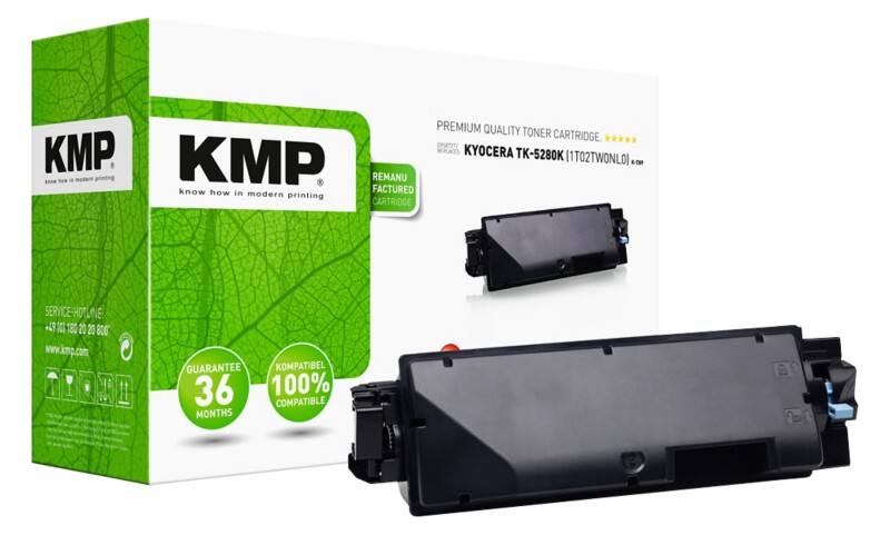 KMP TK-5280K Kompatibel Kyocera Tonerkartusche Schwarz   