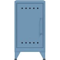 Bisley Fern Mini Schließfach Metall 1 Fachboden 380 x 400 x 725 mm Blau