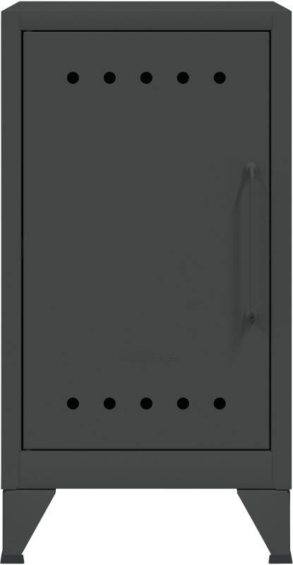Bisley Fern Mini Schließfach Metall 1 Fachboden 380 x 400 x 725 mm Anthrazit