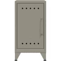 Bisley Fern Mini Schließfach Metall 1 Fachboden 380 x 400 x 725 mm Hellgrau