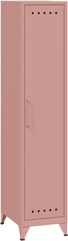 Bisley Fern Schließfach Metall Nicht abschließbar 380 x 510 x 1.800 mm Pastellrosa