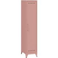 Bisley Fern Schließfach Metall Nicht abschließbar 380 x 510 x 1.800 mm Pastellrosa