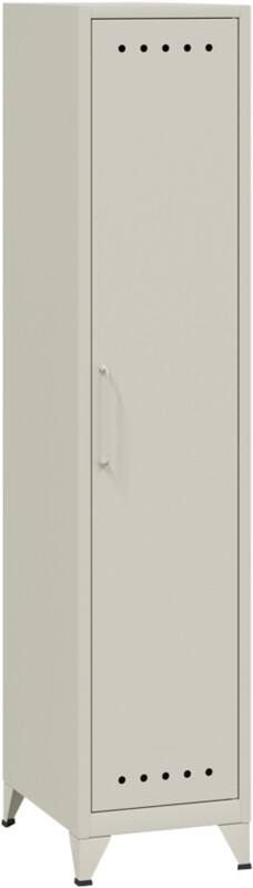 Bisley Fern Schließfach Metall Nicht abschließbar 380 x 510 x 1.800 mm Verkehrsweiß