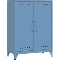 Bisley Fern Sideboard Metall Nicht abschließbar 800 x 400 x 1.100 mm Blau