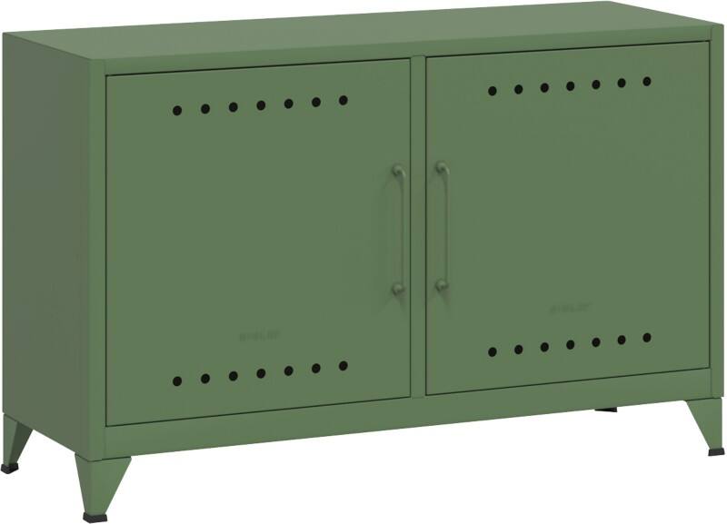 Bisley Fern Sideboard Metall 1.140 x 400 x 725 mm Olivgrün