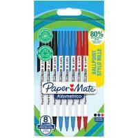 Papermate Kilometrico Kugelschreiber Färbig sortiert Mittel 0.7 mm 8 Stück