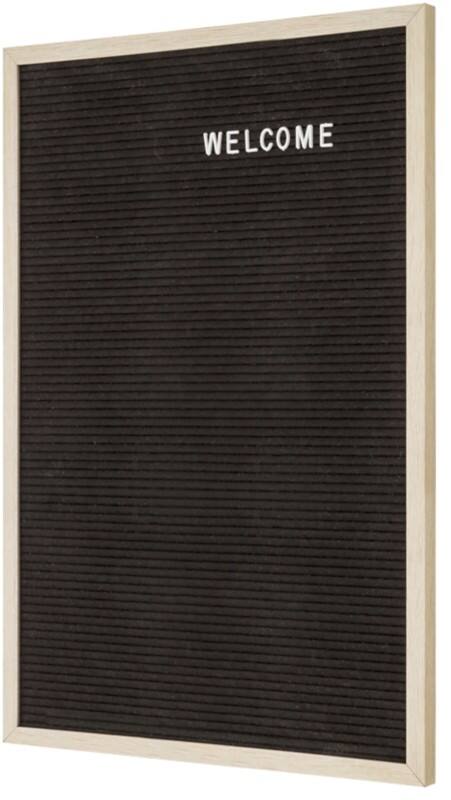 SHOWDOWN Letterboard Schwarz für Wandmontage 40 (B) x 60 (H) cm