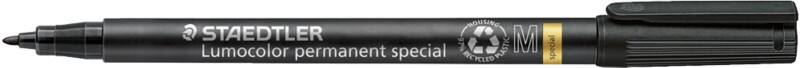 STAEDTLER Spezialmarker Rund Mittel Schwarz 1 mm