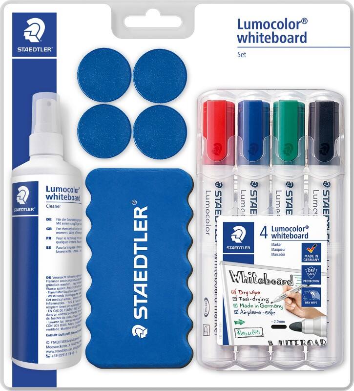 STAEDTLER Whiteboard-Marker Lumocolor 0,2 mm Färbig Sortiert Set